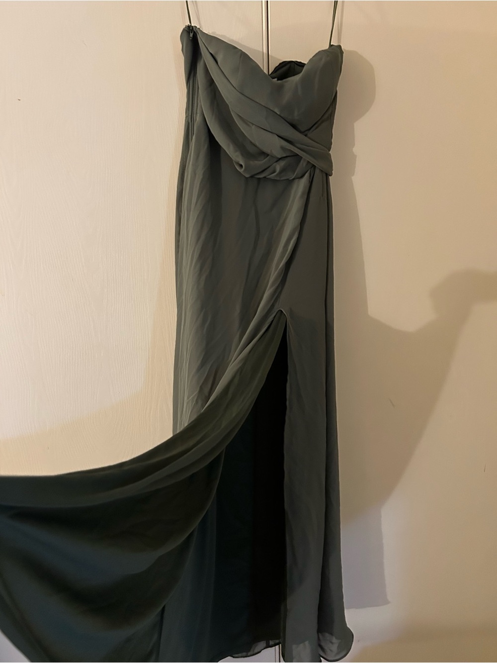 Birdy Grey Mia Dress Matte Satin Eucalyptus - Picture 3 of 7